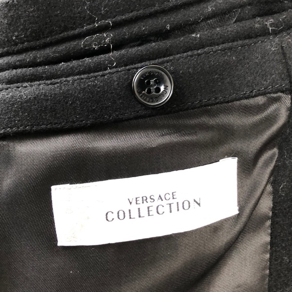 Men’s Authentic Versace Wool Coat - Picture 4 of 6